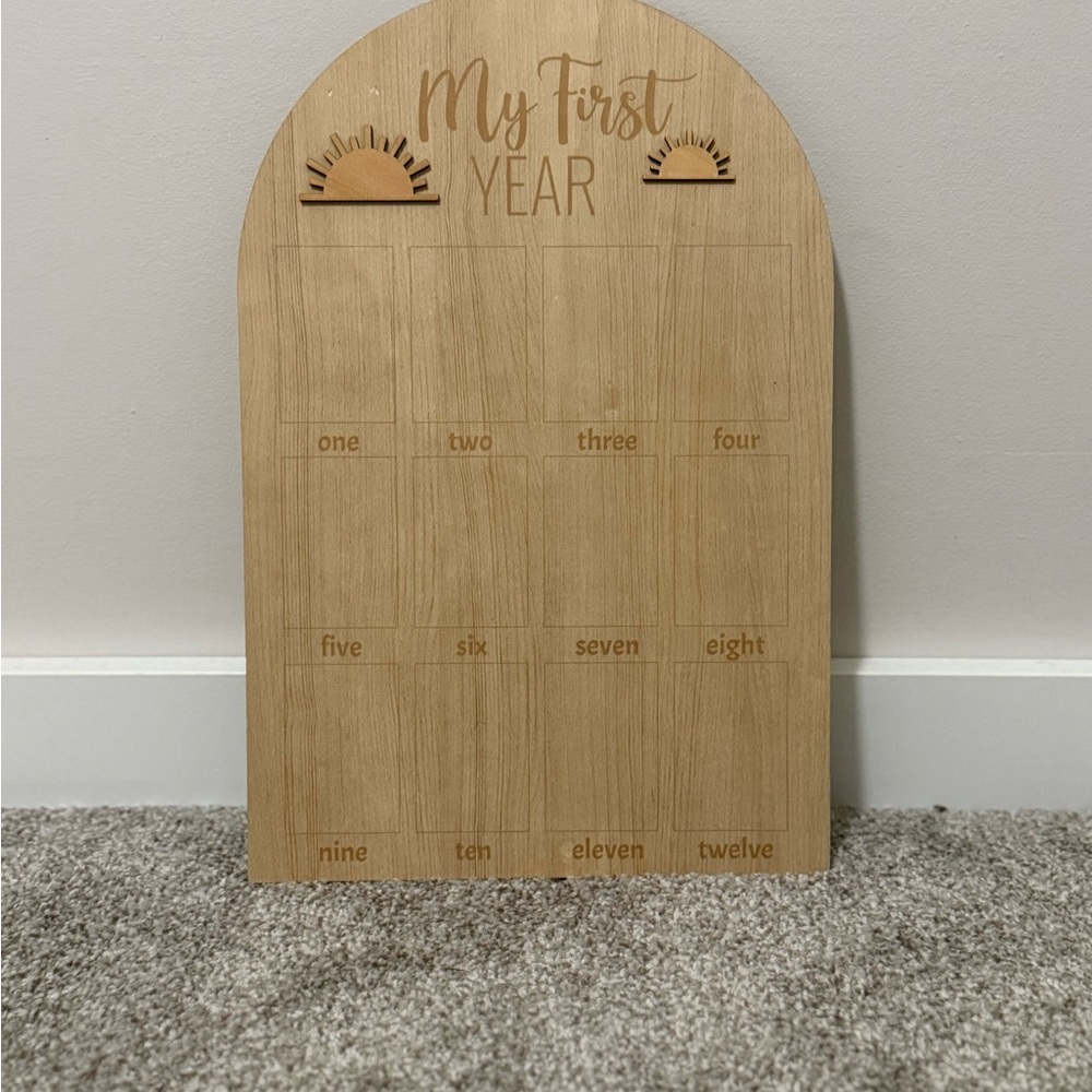 Wooden Milestone Board